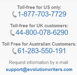 Evolution writers discount code 2015